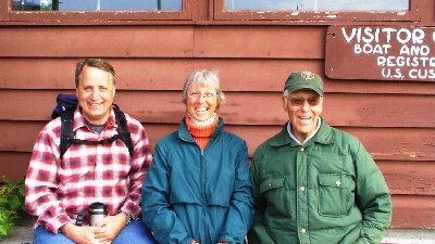 2008-07-05 Isle Royale Day 9 (1c) Brian, Mary, & Dick.jpg