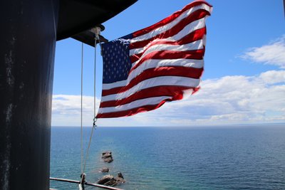 If the flag is flying at the RoA, people are inside hard at work