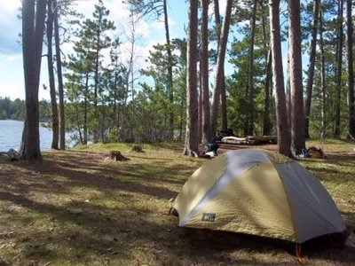 North West View from campsite Spring 2014