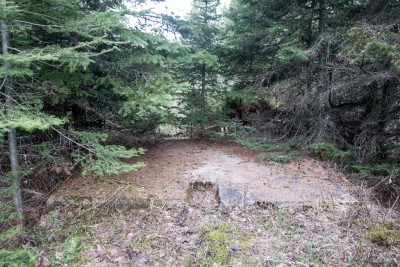 Mystery ruin behind ranger's residence