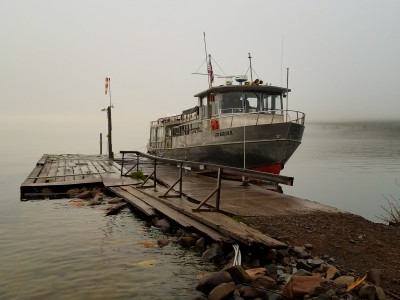 Voyageur II on the morning of departure.