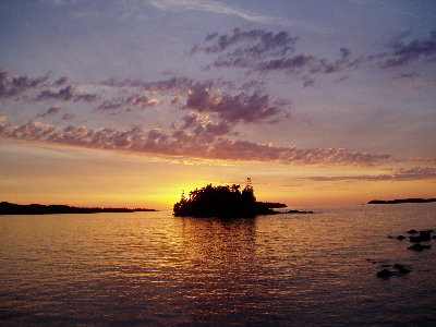 Sunrise on Tobin Harbor