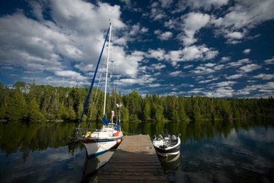 Birch Island dock.