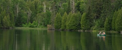 Canoe head toward McCargoe Cove