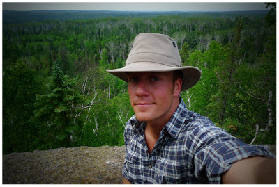 A self-portrait on the Greenstone.