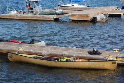 &quot;IR Us&quot; at the dock in Windigo last fall.